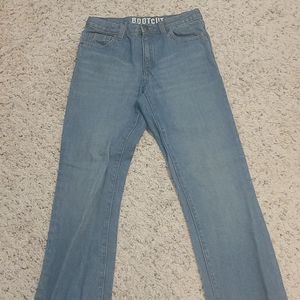 Boys Bootcut Light Wash Jeans
